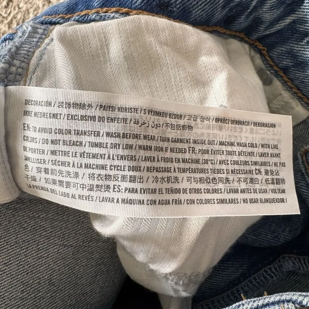 Abercrombie & Fitch Jeans Womens 28 Regular Vintage Flare High Rise Curve Love - Picture 5 of 8